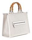 GUESS Kerima Bamboo 2 Compartment Tote Natural / Dove Logo GUESS Kerima Bamboo 2 Compartment Tote Natural / Dove Logo