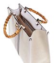 GUESS Kerima Bamboo 2 Compartment Tote Natural / Dove Logo GUESS Kerima Bamboo 2 Compartment Tote Natural / Dove Logo