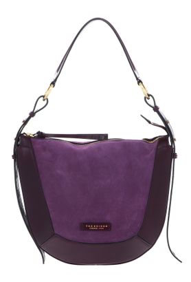 THE BRIDGE Fedora Crossbody Bag Grape abb. Oro