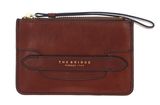 THE BRIDGE Lucrezia Card Holder Marrone 14 / Oro THE BRIDGE Lucrezia Card Holder Marrone 14 / Oro