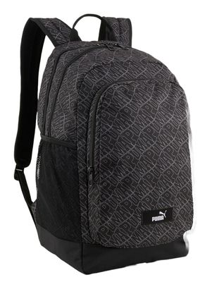 PUMA Academy Backpack Puma Black-Logo AOP