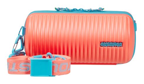 American Tourister Rollio Crossbody Bag Coral / Blue