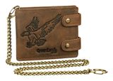 GreenLand Nature Montenegro RFID Wallet With Chain Eagle