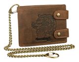 GreenLand Nature Montenegro RFID Wallet With Chain Tiger