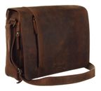 GreenLand Nature Montenegro Messenger Bag / Magnetic Logo XL Brown GreenLand Nature Montenegro Messenger Bag / Magnetic Logo XL Brown