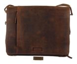 GreenLand Nature Montenegro Messenger Bag / Magnetic Logo XL Brown GreenLand Nature Montenegro Messenger Bag / Magnetic Logo XL Brown