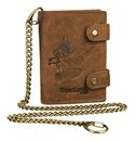 GreenLand Nature Montenegro RFID Wallet With Chain Eagle