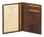 GreenLand Nature Montenegro Passport / Document Case Brown