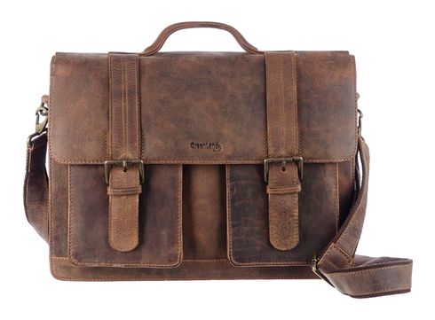 GreenLand Nature Montenegro Briefcase Brown