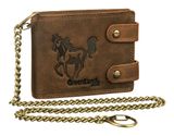 GreenLand Nature Montenegro RFID Wallet With Chain Horse