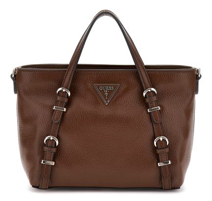 GUESS Levia Mini Satchel Chocolate