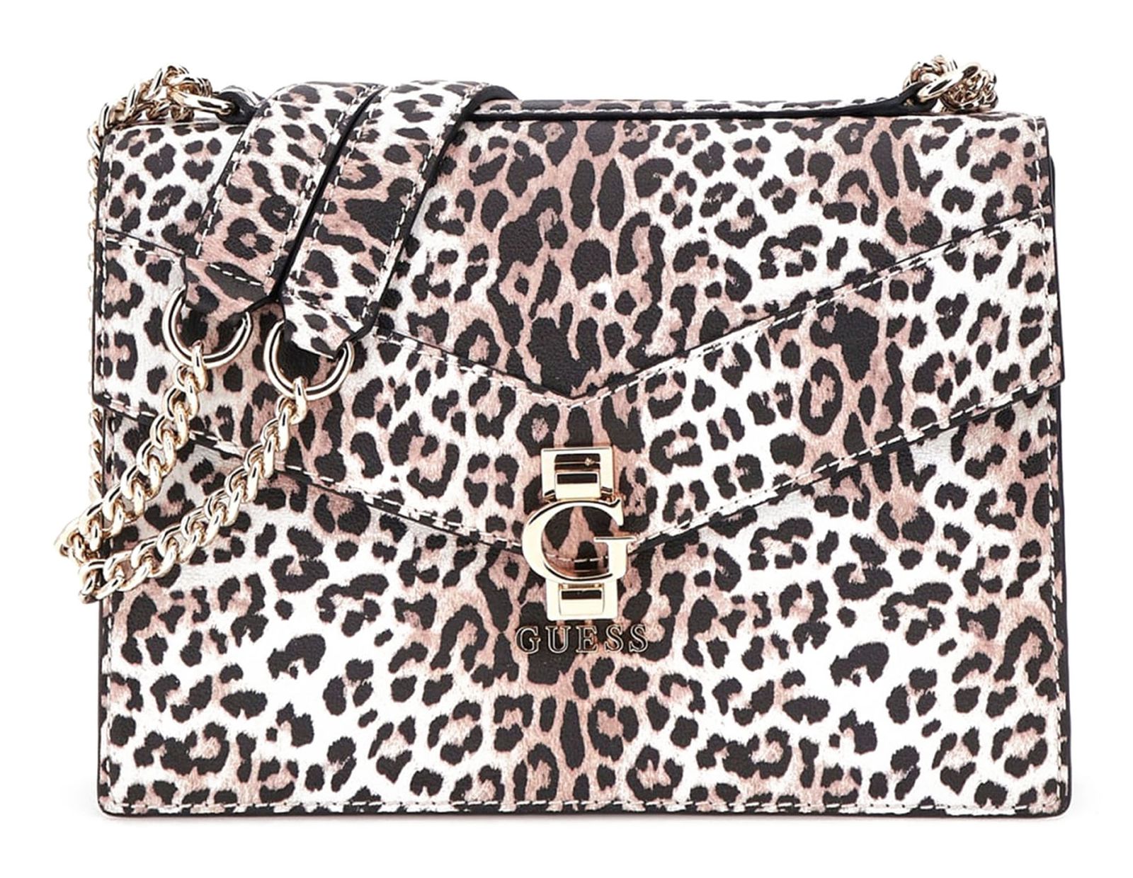 GUESS cross body bag Jorah Convertible Xbody Flap Leopard Buy - Main Image