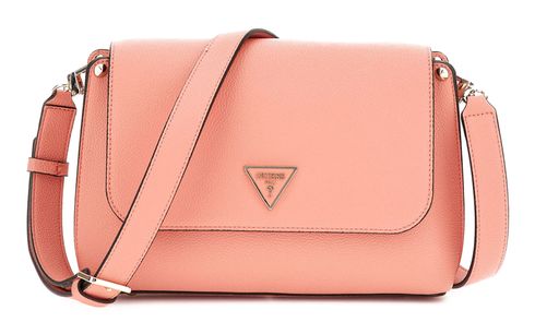 GUESS Meridian Flap Crossbody Bag Coral