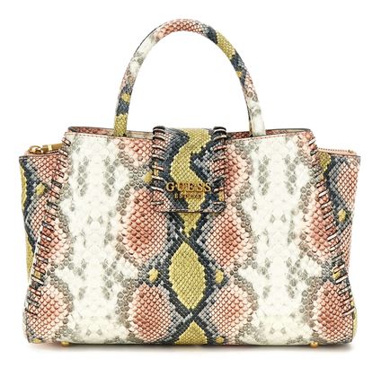 GUESS Libera Girlfriend Satchel S Coral Multi