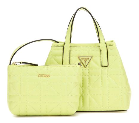 GUESS Latona Mini Tote XS Chartreuse