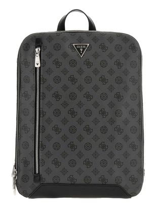 GUESS Torino Compact Squared Backpack Coal / Black