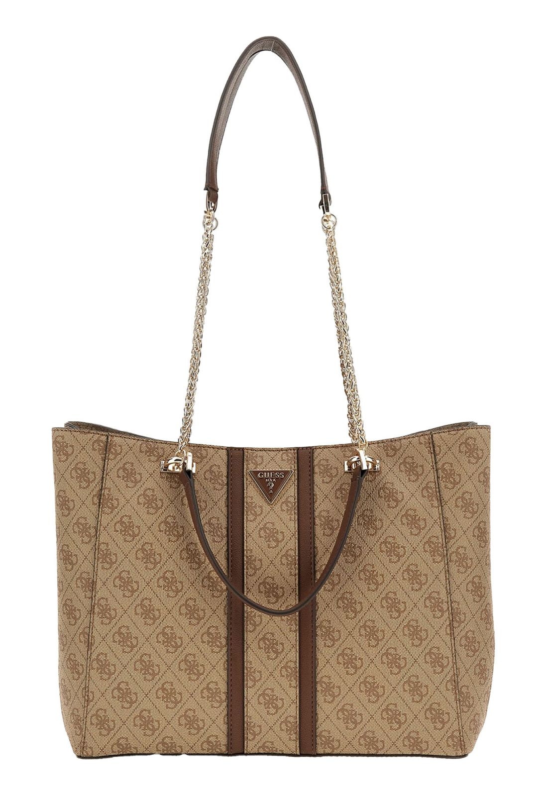 GUESS Noreen Girlfriend Carryall S Latte Logo / Brown