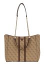 GUESS Noreen Girlfriend Carryall S Latte Logo / Brown GUESS Noreen Girlfriend Carryall S Latte Logo / Brown