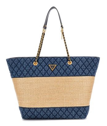 GUESS Delfa Tote Natural / Denim