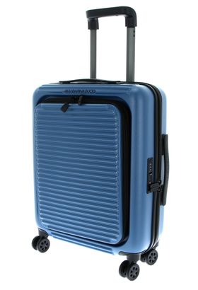 MANDARINA DUCK Tank Case Cabin Trolley With Front Pocket XS China Blue