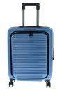 MANDARINA DUCK Tank Case Cabin Trolley With Front Pocket XS China Blue MANDARINA DUCK Tank Case Cabin Trolley With Front Pocket XS China Blue