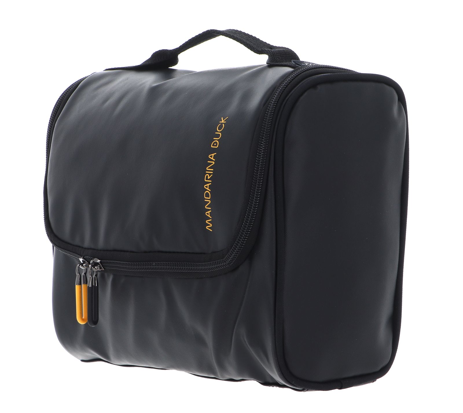 MANDARINA DUCK Necessaire Da Toeletta Eco Coated - Pine Green Oliva - 21x14,5x10 Cm - In Poliestere Riciclato, Impermeabile