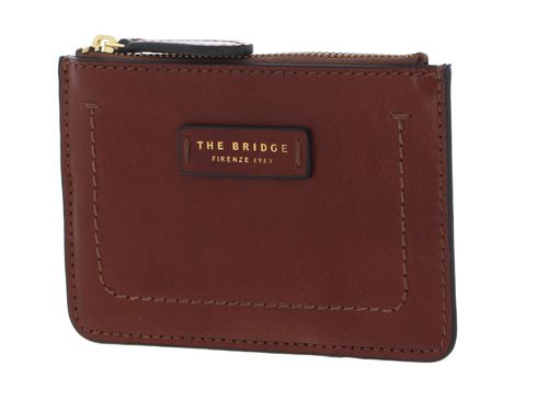 THE BRIDGE Fiona Credit Card Case Marrone 14 / Oro