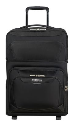 American Tourister Summerride Upright Underseater EXP TSA Trolley Black