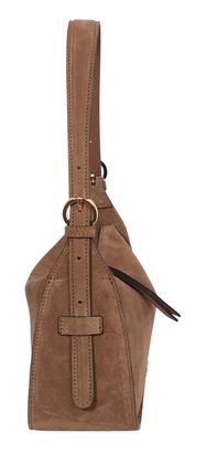 Sac à épaule Abro En Cuir Suédé Couleur Camel - Modèle Best Friend, Ajustable, Neuf Avec étiquette