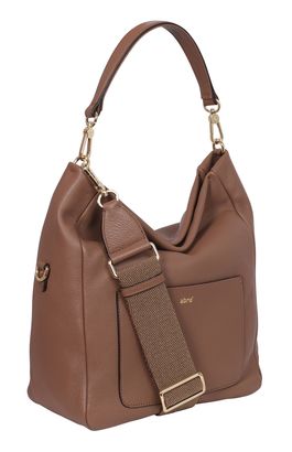 abro Leather Dalia Hobo Bag Raquel Small S Camel