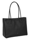 abro Leather Ranger Smith Shopper X-Bag Black / Nickel