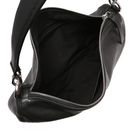 abro Leather Dalia Hobo Bag Mina Black / Nickel