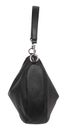 abro Leather Dalia Hobo Bag Mina Black / Nickel