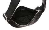 abro Leather Dalia Hobo Bag Black / Nickel