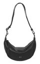 abro Leather Dalia Hobo Bag Black / Nickel