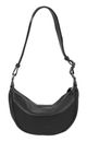 abro Leather Dalia Hobo Bag Black / Nickel