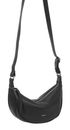 abro Leather Dalia Hobo Bag Black / Nickel