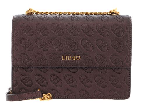 LIU JO Adonide Crossbody Bag M Brown Stone Met
