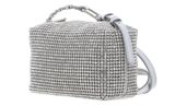 LIU JO Sera Hobo Bag XS Pearl Grey Metalizz