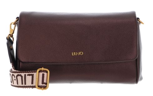 LIU JO Onice ECS Crossbody Bag M Brown Stone Met