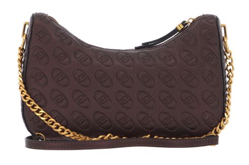 LIU JO cross body bag Adonide ECS Hobo Bag S Brown Stone Met