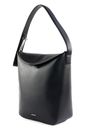 Calvin Klein Soft Sculpt Bucket Bag CK Black