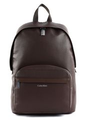 calvin klein leather backpack Women's Elaine Signature Key Item Flap Backpack, Brown/Khaki/Luggage Saffiano, One Size : Clothing, Shoes & Jewelry Highlights top flap design Calvin Klein Black Leather Backpack