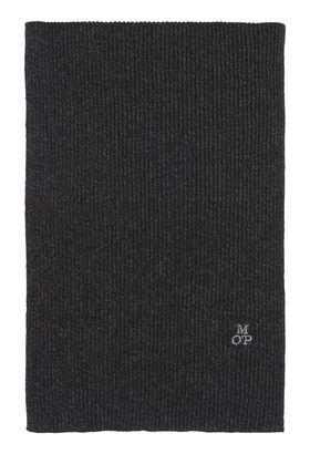 Marc O'Polo Knitted Scarf 50-Years Heritage Rib Black