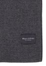 Marc O'Polo Knitted Scarf Testimonial Campaign Graphite Grey Melange