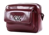 Calvin Klein Re-Lock Camera Bag Shiny Oxblood