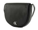 Calvin Klein CKJ Minimal Monogram Saddle Crossover Black