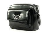 Calvin Klein Re-Lock Camera Bag Shiny CK Black