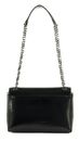 Calvin Klein Re-Lock Conv Shoulder Bag Shiny CK Black