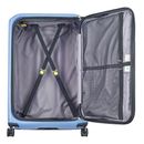 DELSEY PARIS Securitime Zip Expandable F / O 4 Double Rolls Trolley 77 Lavenderblue
